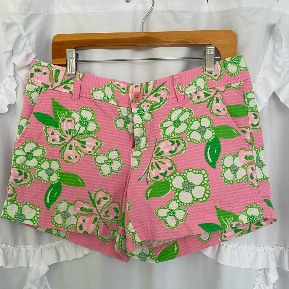 Lily Pulitzer Pink Tootsie Callahan Shorts size 8